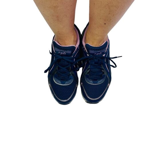 Ryka Navy & Lilac Sky Walk Walking Shoes - Size 7 - Picture 6 of 16